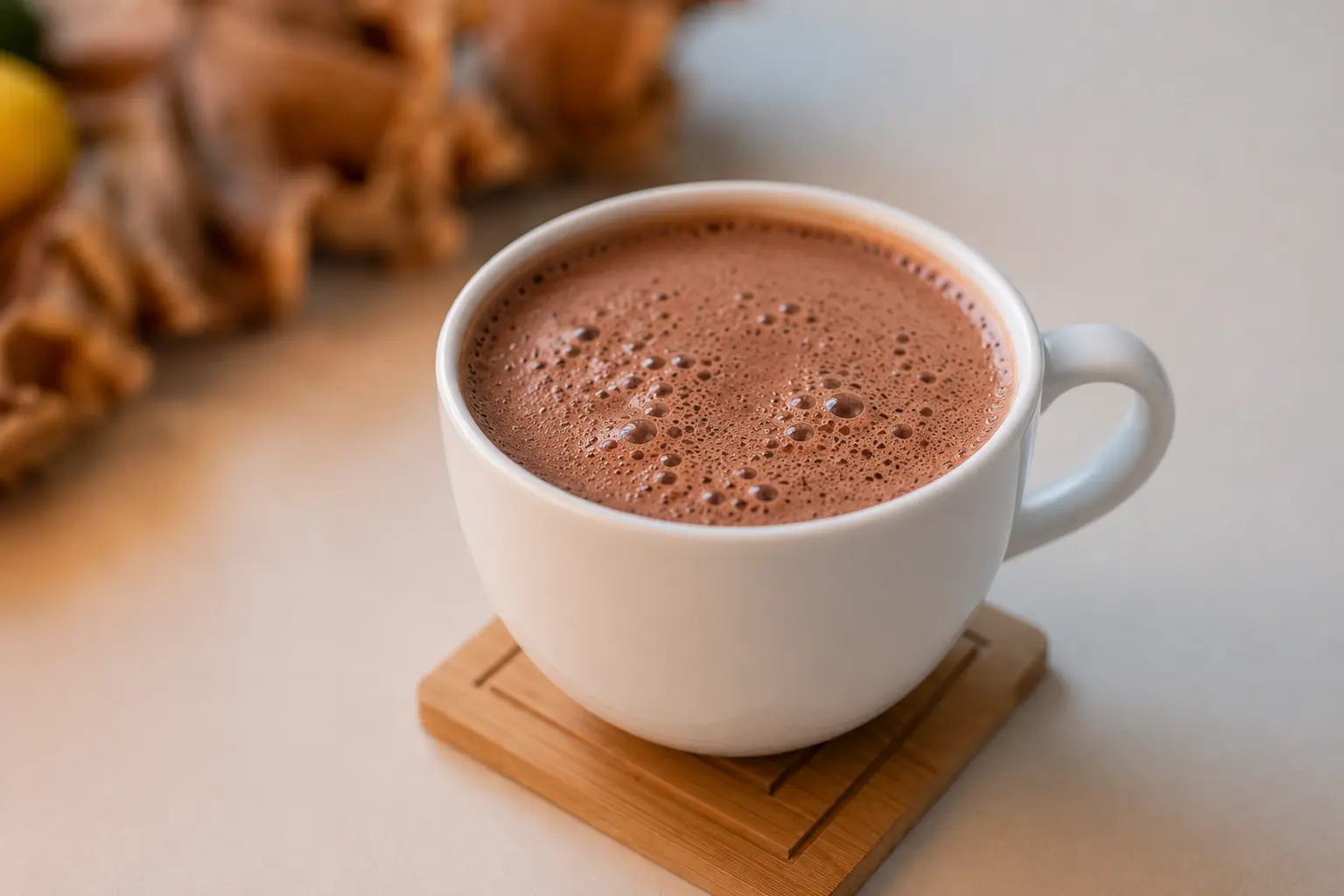 Chocolate caliente en La Carolina, Quito