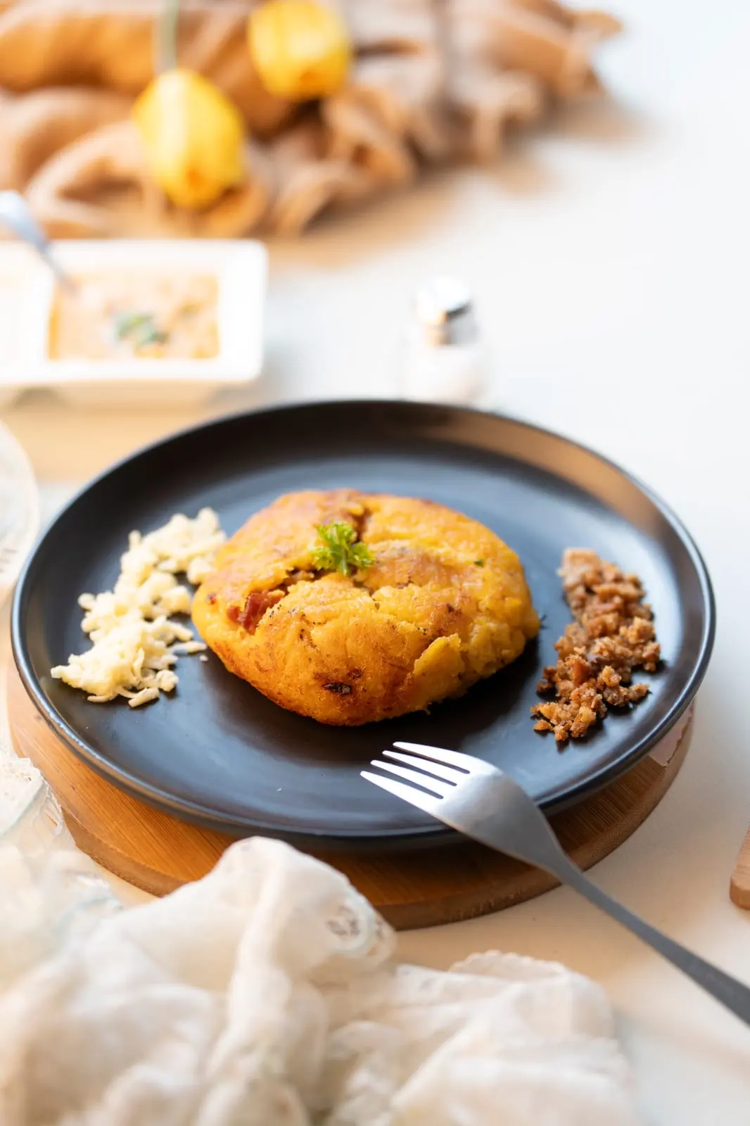 Tortilla de verde con queso en Tamarinda, La Carolina